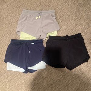 All in Motion shorts with bikers